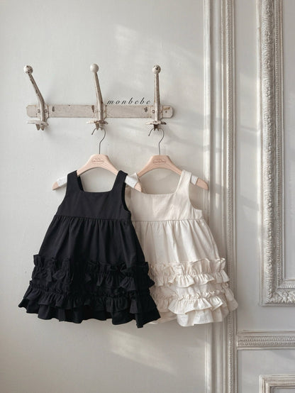 [PRE-ORDER] Mono Frill Dress (Mom Couple)