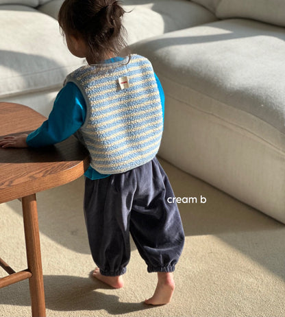 [PRE-ORDER] Stripe Sherpa Vest