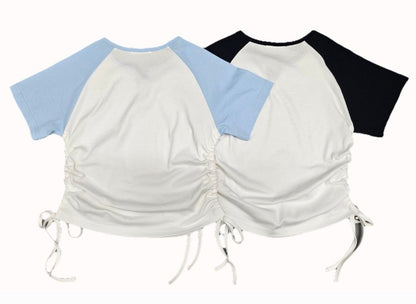 [PRE-ORDER] V Shirring T-Shirts