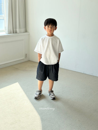 [PRE-ORDER] Charming Pin-Tuck Denim Pants