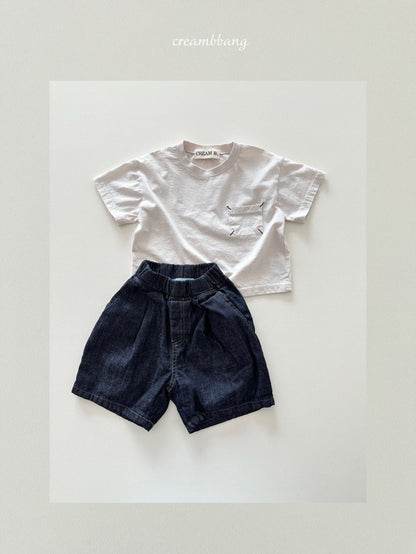 [PRE-ORDER] Charming Pin-Tuck Denim Pants