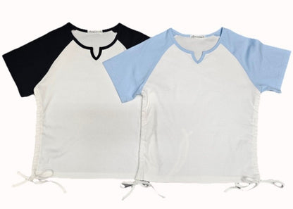 [PRE-ORDER] V Shirring T-Shirts