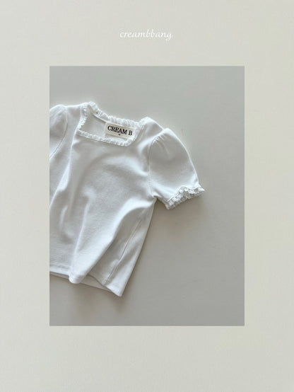 [PRE-ORDER] Lace Ribbed T-Shirts