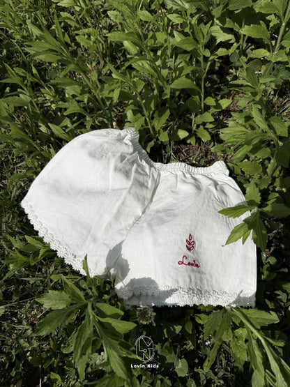 [PRE-ORDER] Blanc Embroidery Shorts