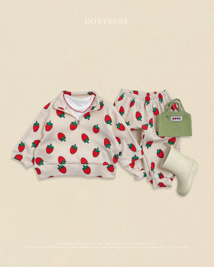 [PRE-ORDER] Little Farm Waffle Anorak Bottom Set