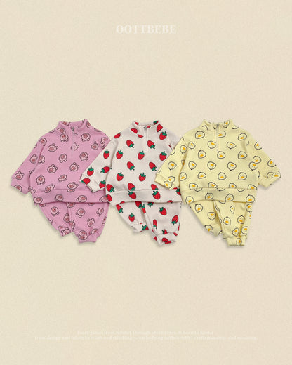 [PRE-ORDER] Little Farm Waffle Anorak Bottom Set