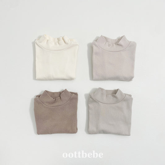 [PRE-ORDER] Modal Ribbed Turtleneck T-Shirts