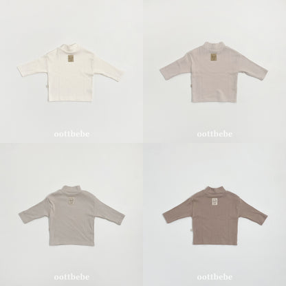 [PRE-ORDER] Modal Ribbed Turtleneck T-Shirts