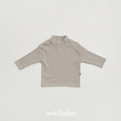 [PRE-ORDER] Modal Ribbed Turtleneck T-Shirts