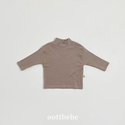 [PRE-ORDER] Modal Ribbed Turtleneck T-Shirts