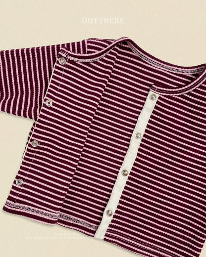 [PRE-ORDER] Chocolate Ribbed Cardigan