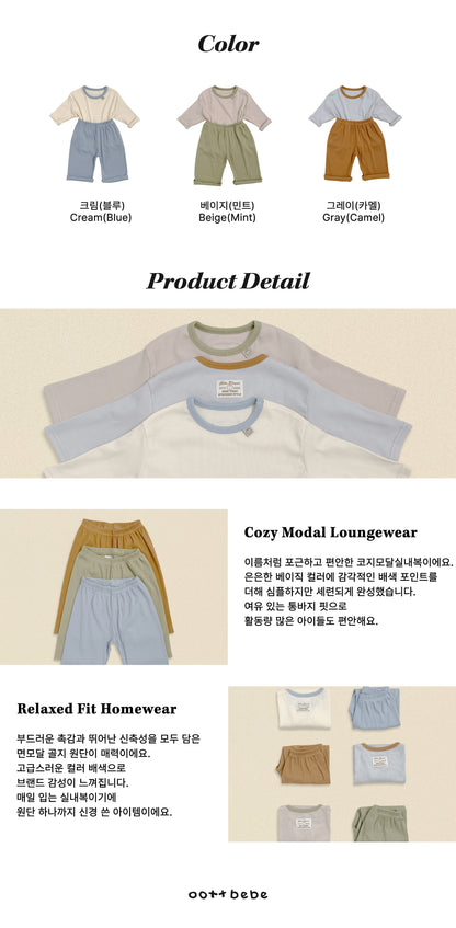 [PRE-ORDER] Cozy Modal Home Wear Set