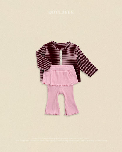[PRE-ORDER] Chocolate Ribbed Cardigan