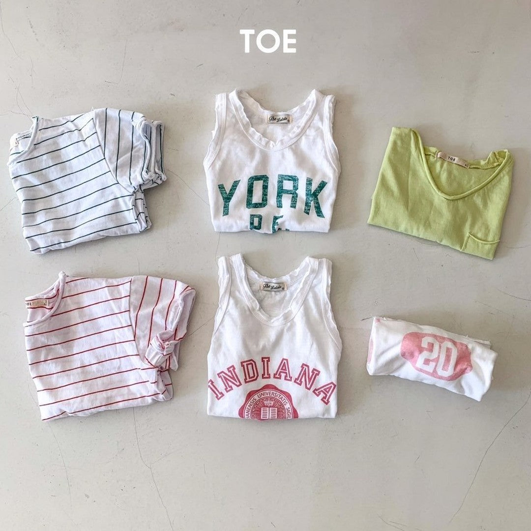 Printing Sleeveless T-Shirt [YORK/XL(5-6yr),JS(6-7yr)]