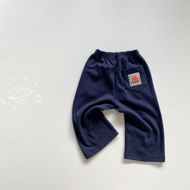 S Wide Pants [Blue, Navy/L(4-5yr)]