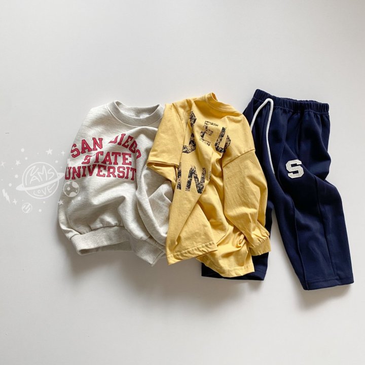 S Wide Pants [Blue, Navy/L(4-5yr)]
