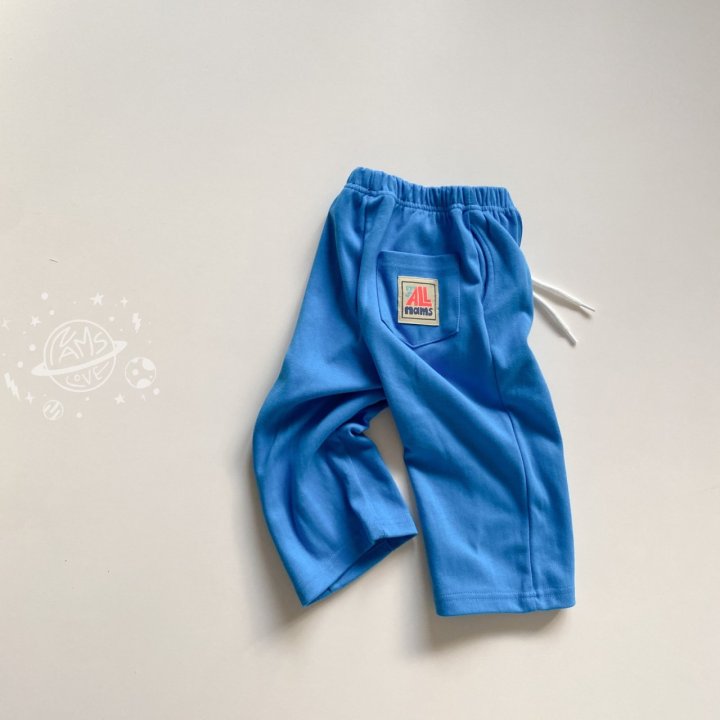 S Wide Pants [Blue, Navy/L(4-5yr)]