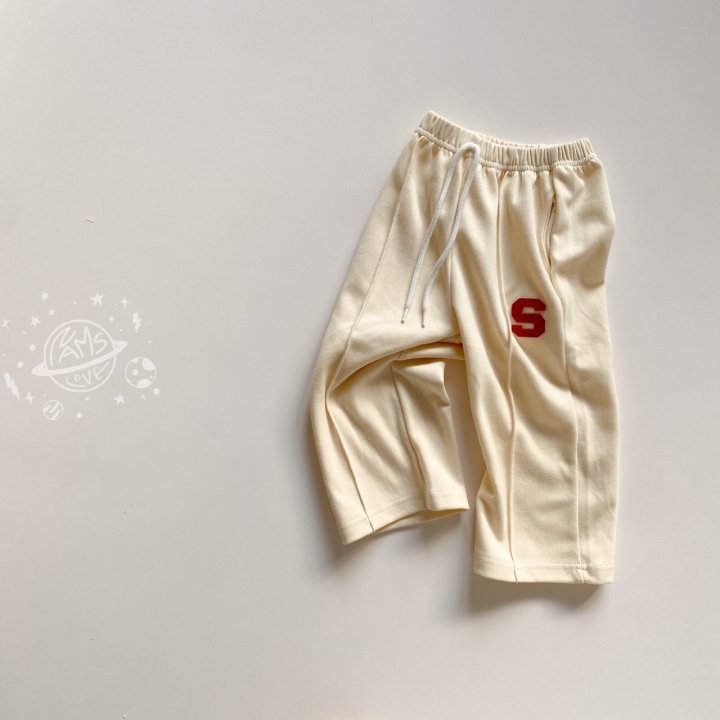 S Wide Pants [Blue, Navy/L(4-5yr)]