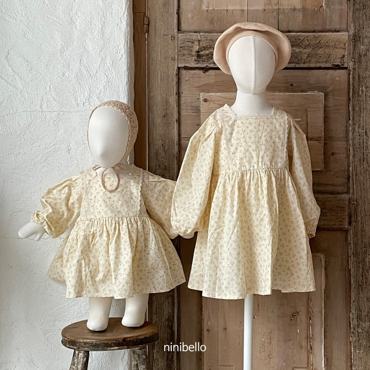 Riley Dress [Cream/L(4-5yr)]