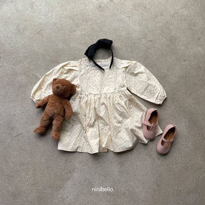 Riley Dress [Cream/L(4-5yr)]