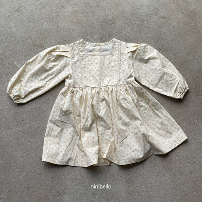 Riley Dress [Cream/L(4-5yr)]