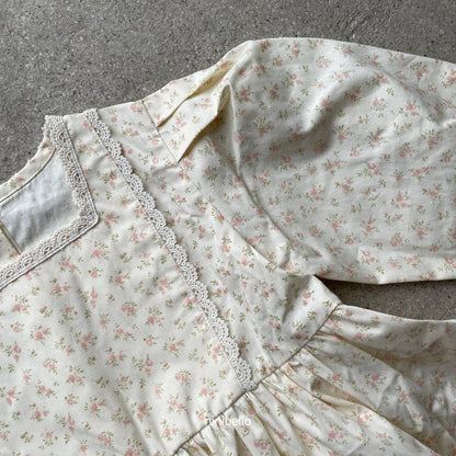 Riley Dress [Cream/L(4-5yr)]