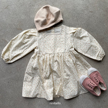 Riley Dress [Cream/L(4-5yr)]