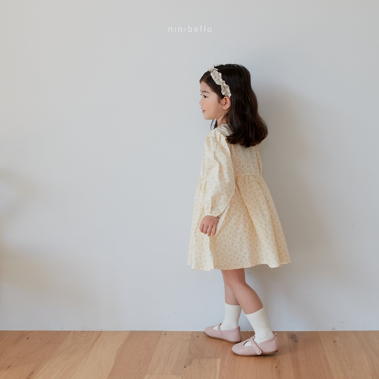 Riley Dress [Cream/L(4-5yr)]