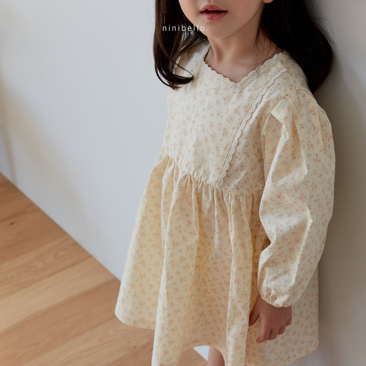 Riley Dress [Cream/L(4-5yr)]