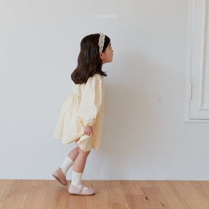 Riley Dress [Cream/L(4-5yr)]