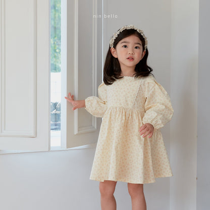 Riley Dress [Cream/L(4-5yr)]