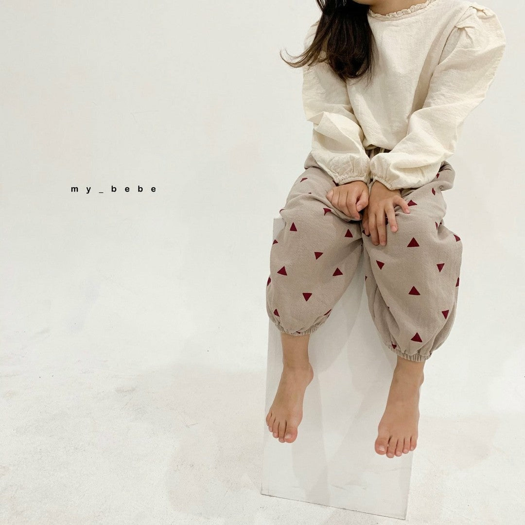 Sausage Long Pants [Dot/M(3-4yr)]