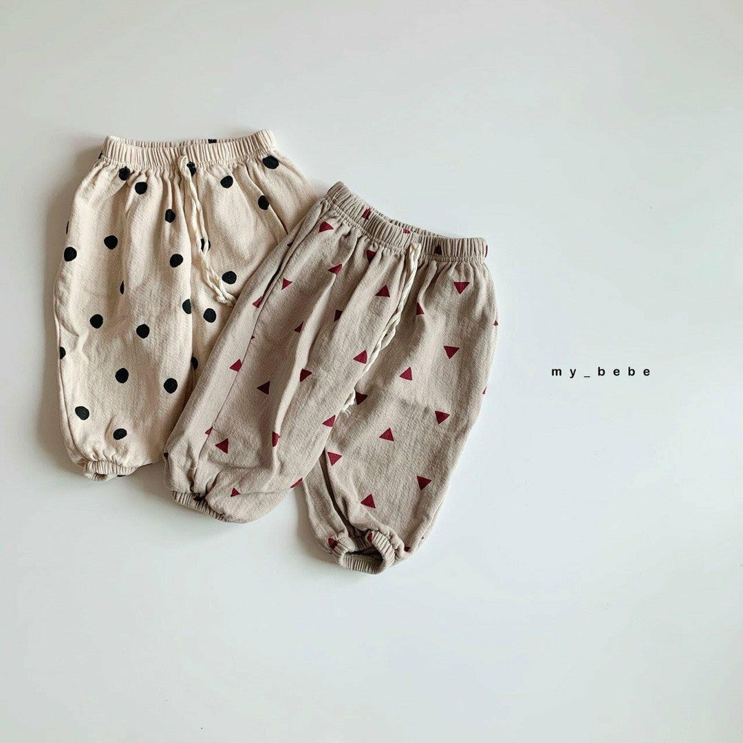 Sausage Long Pants [Dot/M(3-4yr)]