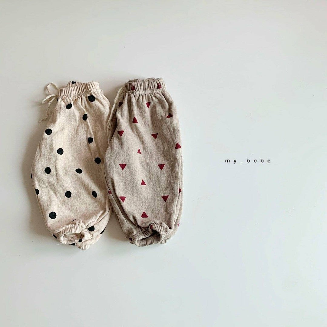 Sausage Long Pants [Dot/M(3-4yr)]