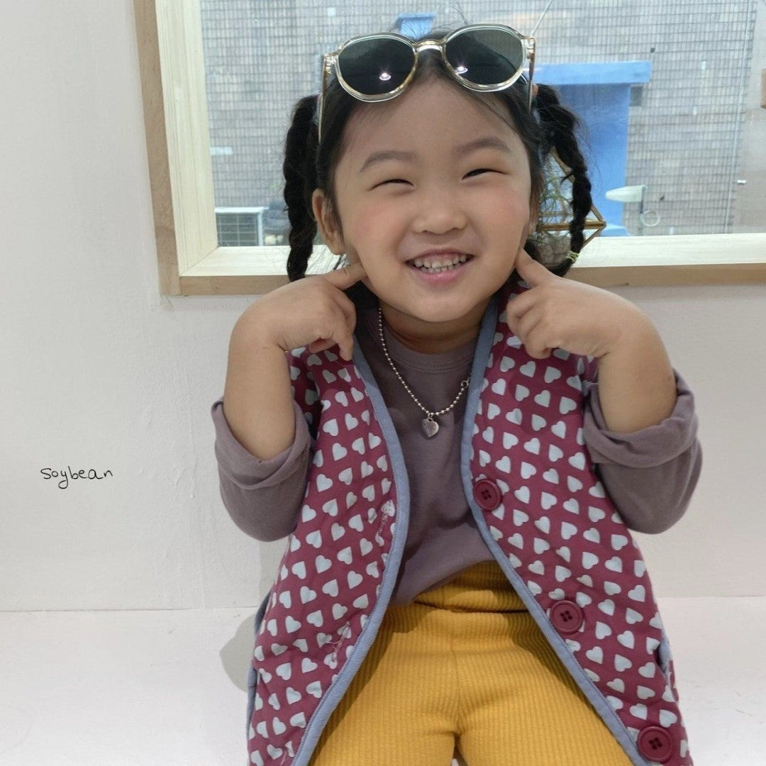 Heart Vest [Cherry/XS(1-2yr)]