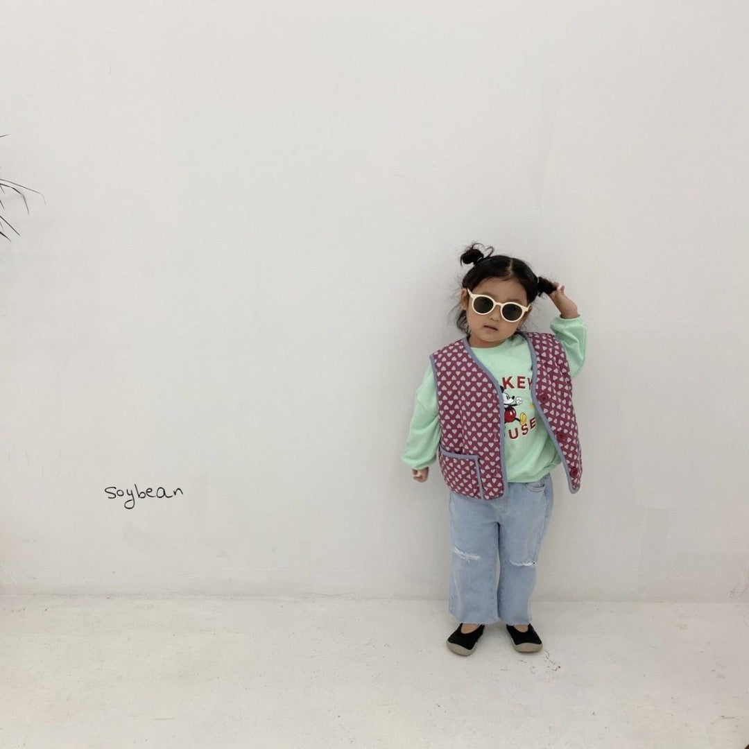 Heart Vest [Cherry/XS(1-2yr)]