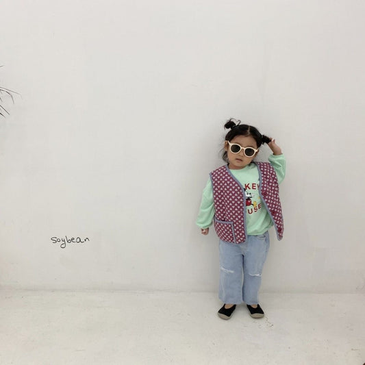 Heart Vest [Cherry/XS(1-2yr)]
