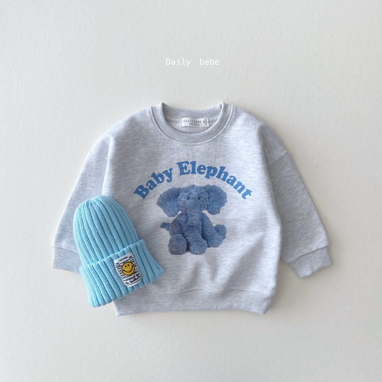 Doll Friends Sweatshirt [Elephant/L(4-5yr)]