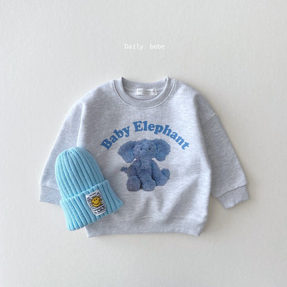Doll Friends Sweatshirt [Elephant/L(4-5yr)]