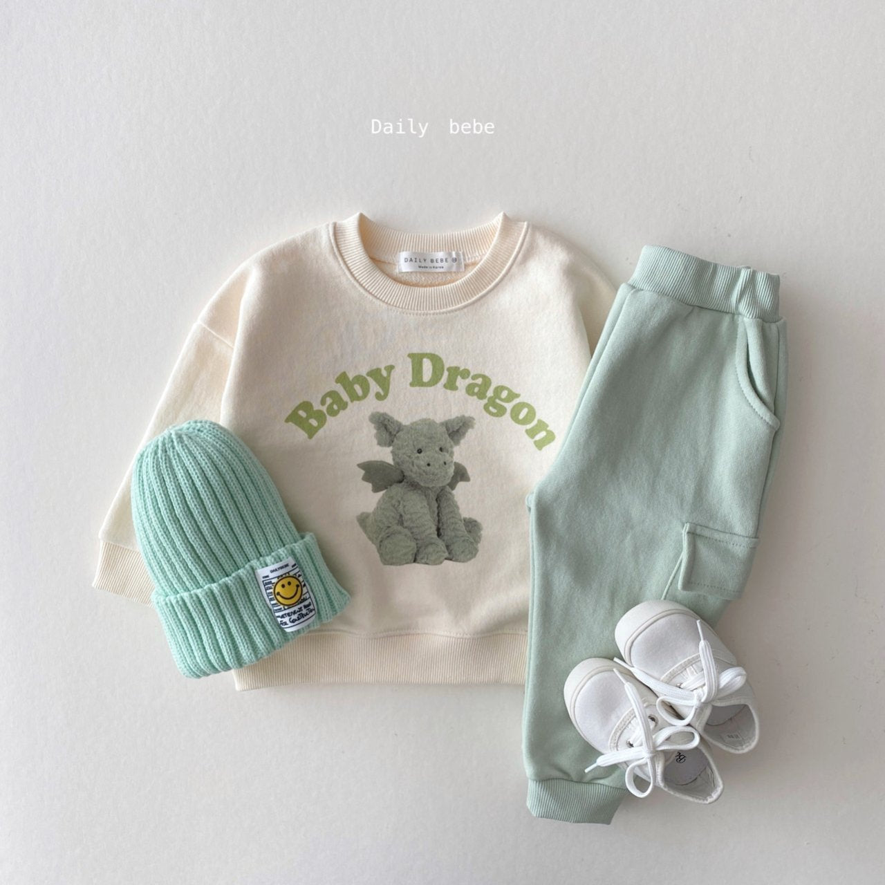 Doll Friends Sweatshirt [Elephant/L(4-5yr)]