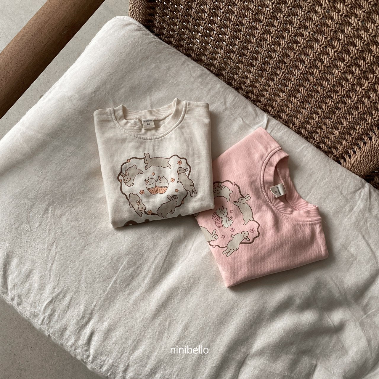 Cookie Rabbit Sweatshirt [Ivory/L(4-5yr)]