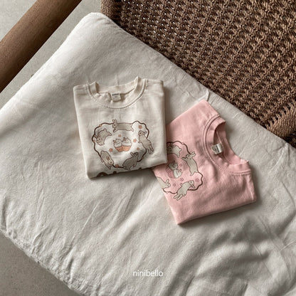 Cookie Rabbit Sweatshirt [Ivory/L(4-5yr)]