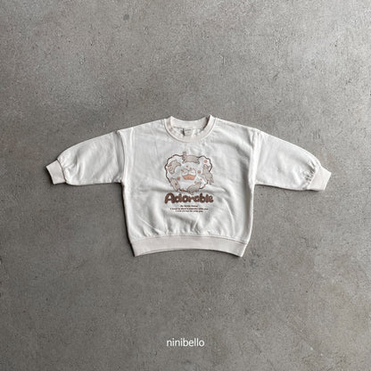 Cookie Rabbit Sweatshirt [Ivory/L(4-5yr)]