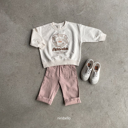 Cookie Rabbit Sweatshirt [Ivory/L(4-5yr)]