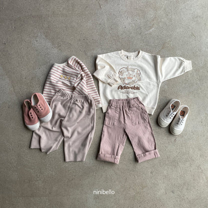 Cookie Rabbit Sweatshirt [Ivory/L(4-5yr)]