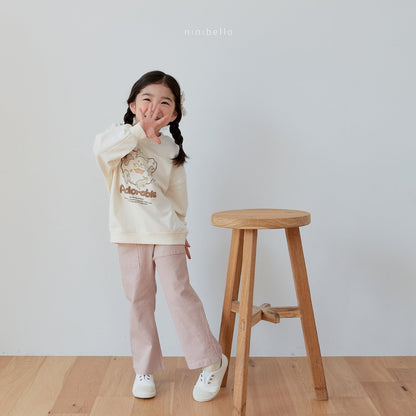 Cookie Rabbit Sweatshirt [Ivory/L(4-5yr)]