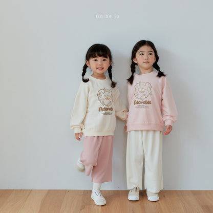 Cookie Rabbit Sweatshirt [Ivory/L(4-5yr)]