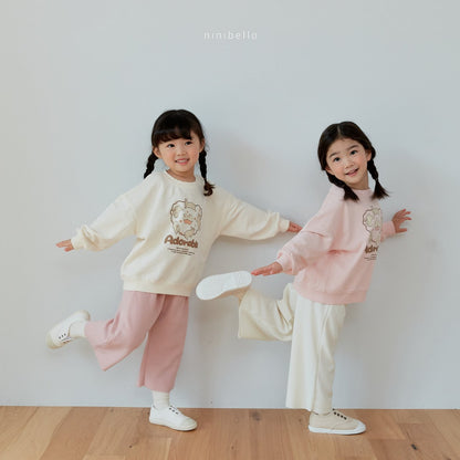 Cookie Rabbit Sweatshirt [Ivory/L(4-5yr)]