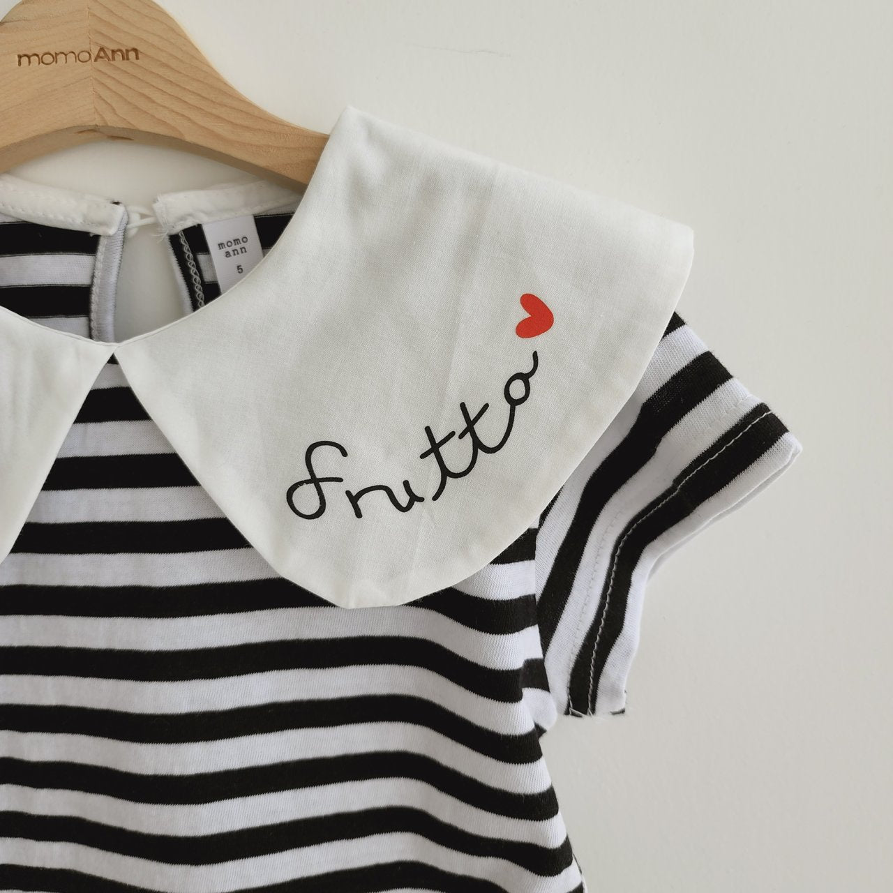 Stripe Collar T-Shirt [9/L(4-5yr)]