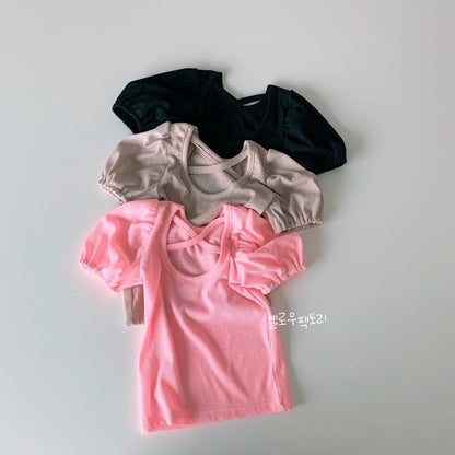 Flat T-Shirt [Black/XL(5-6yr)]
